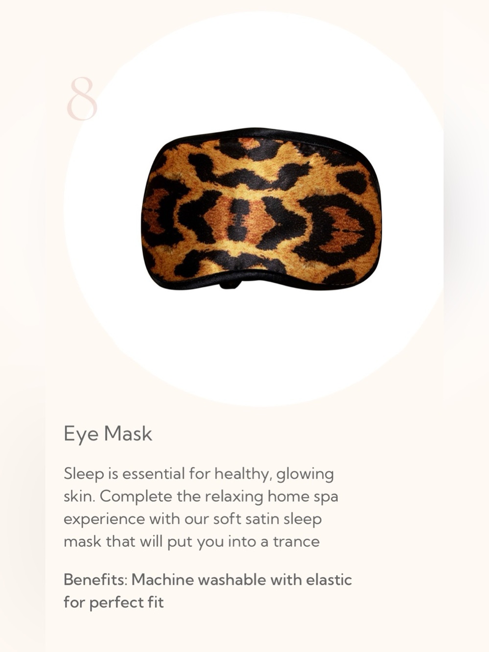 Lovery Luxe Honey Almond Spa Gift Basket -18Pc Leopard Self Care Kit - Picture 12 of 16